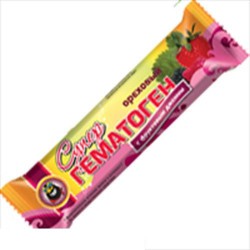 Гематоген Супер ореховый с фруктовым джемом 35 г